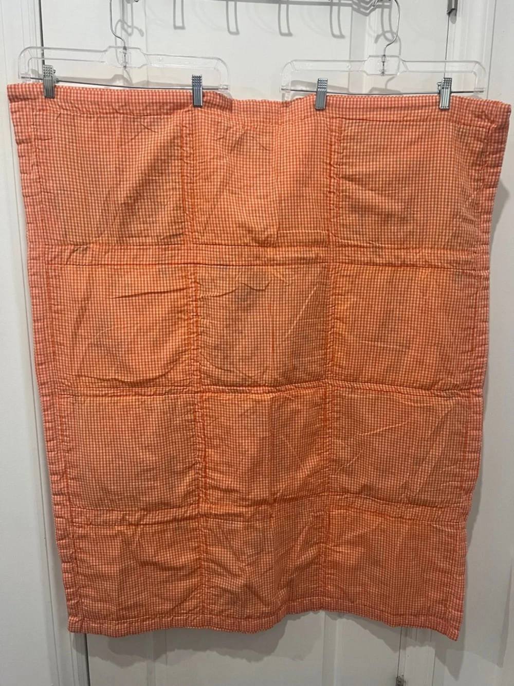 Vintage Patchwork Sunbonnet Baby Quilt - Yellow, Orange, Blue,‎ Green